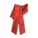 Hutchens Elementary (Red) / Dark Navy Pico Stitch Ribbon 